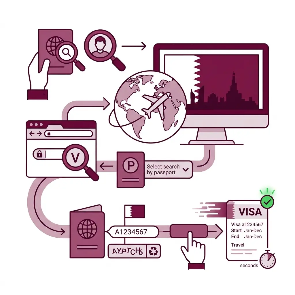 Check Qatar Visa Status by Passport Number