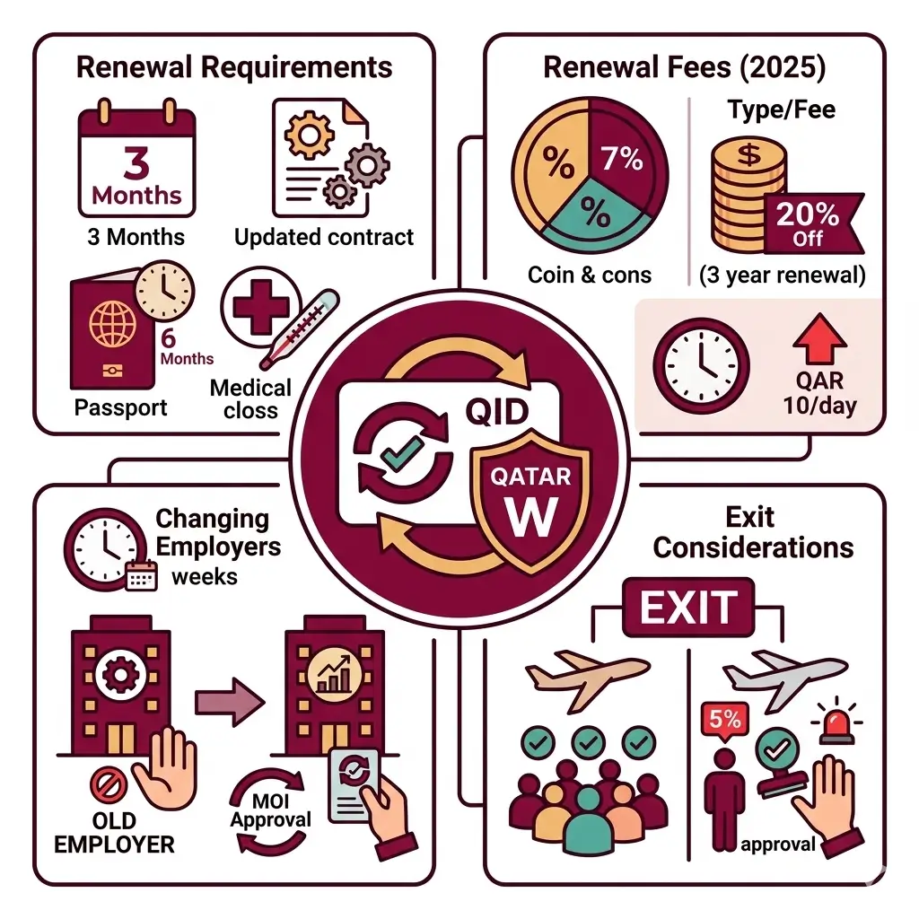 Renewal of Qatar Work Visa
