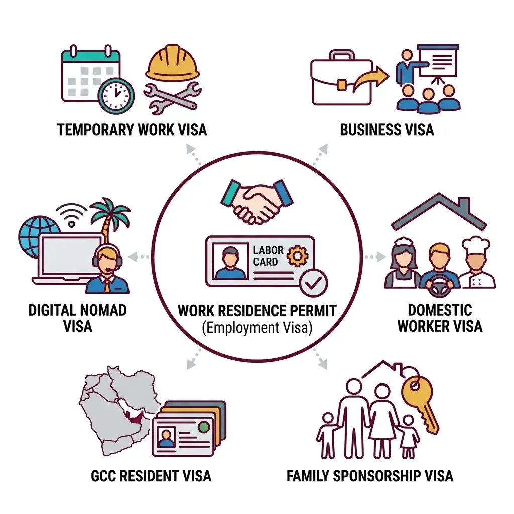 Types of Work Visas in Qatar

