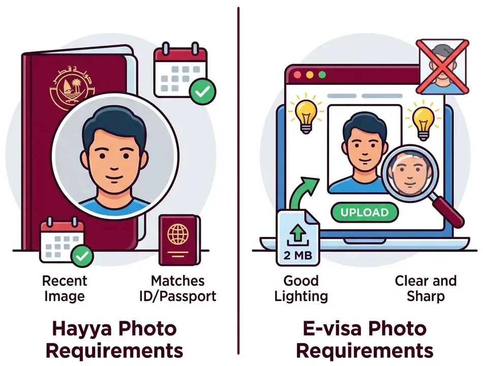 Hayya and E‑visa Photo Rules
