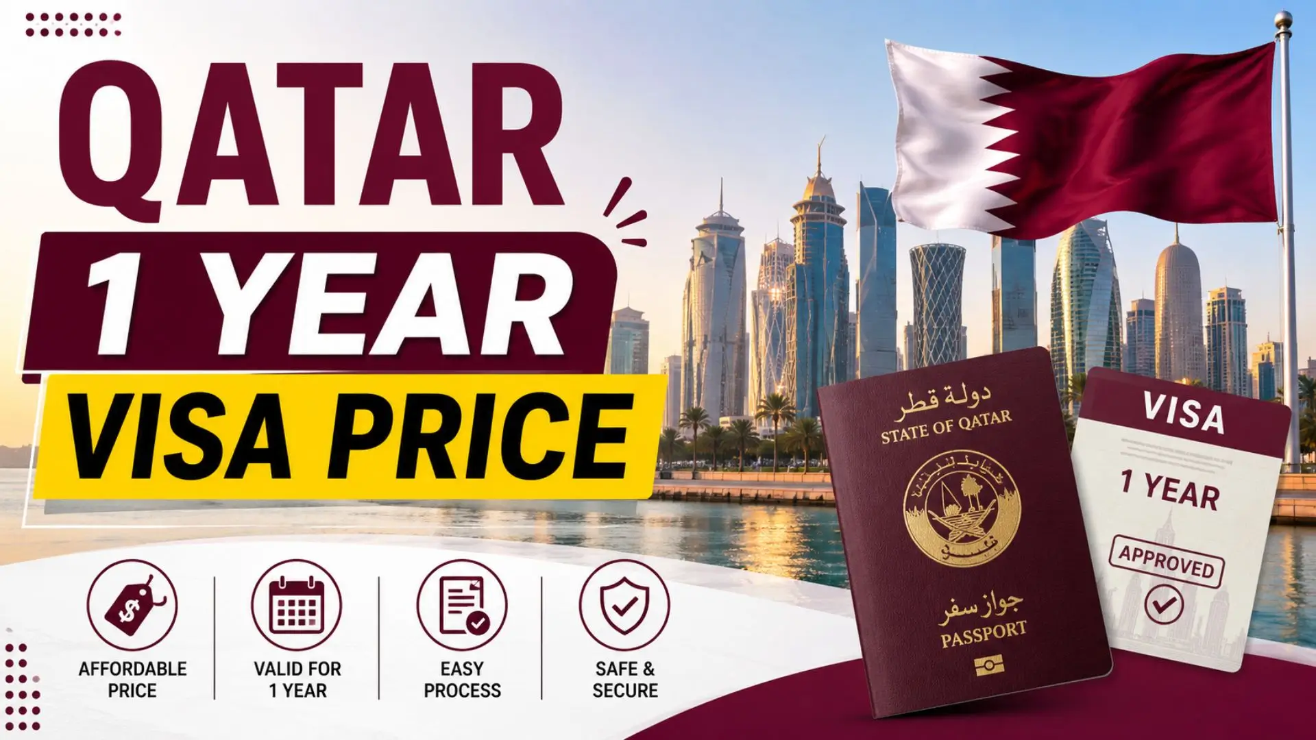 Qatar 1 Year Visa Price