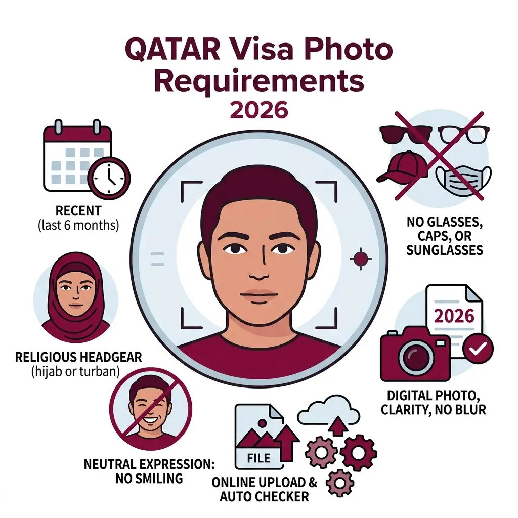 Qatar Visa Photo Requirements 